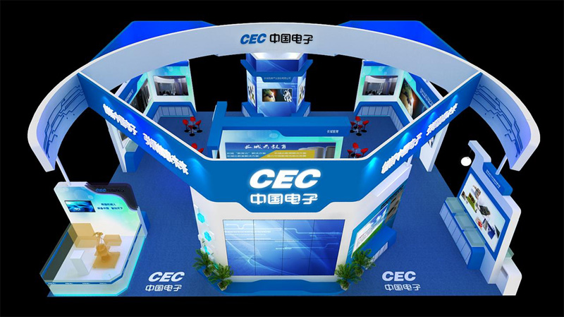 2015年深圳高交会—中国电子科技展台设计
